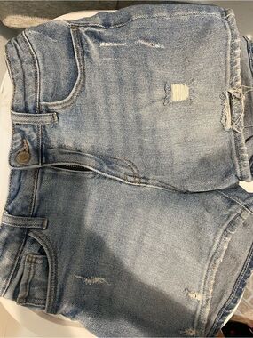 Target Light Blue Distressed Denim Kids Shorts